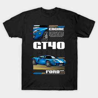 Iconic GT40 Muscle Car T-Shirt